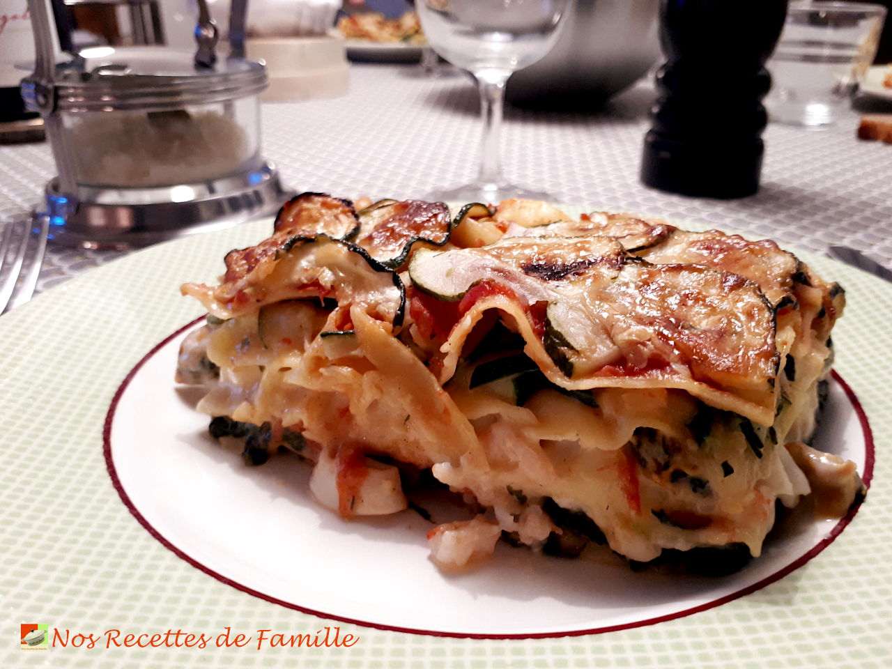 Lasagne aux légumes rôtis Recette